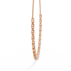 Aaravi Clustered Round Diamond Necklace