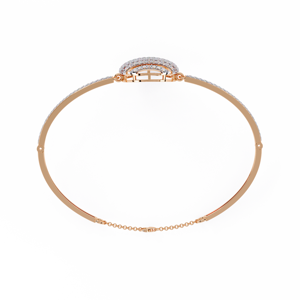 Orbit Halo Lab Grown Diamond Bracelet
