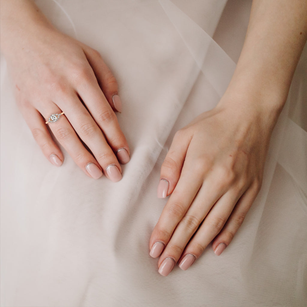 Oval Cut Lab Grown Diamond Ring