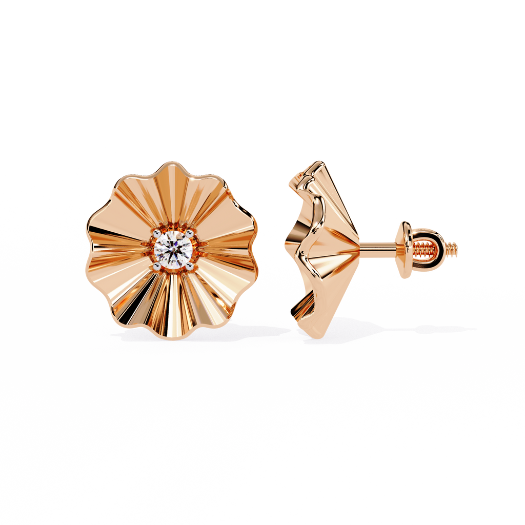 Petal Radiance Diamond Studs