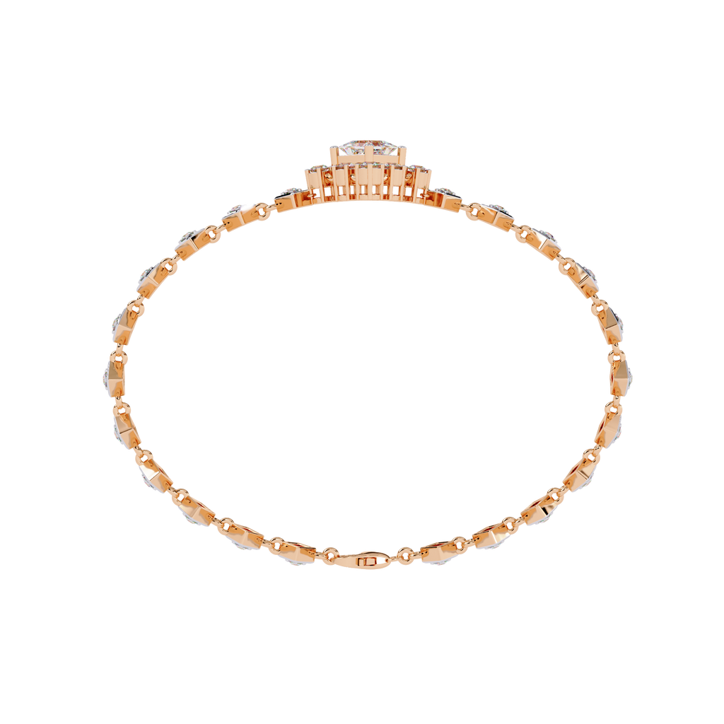 Regalia Princess-Cut Diamond Bracelet